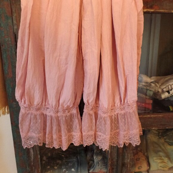 Free People Forever Young Bloomer Pants PINK MEDIUM NWOT - Picture 5 of 7
